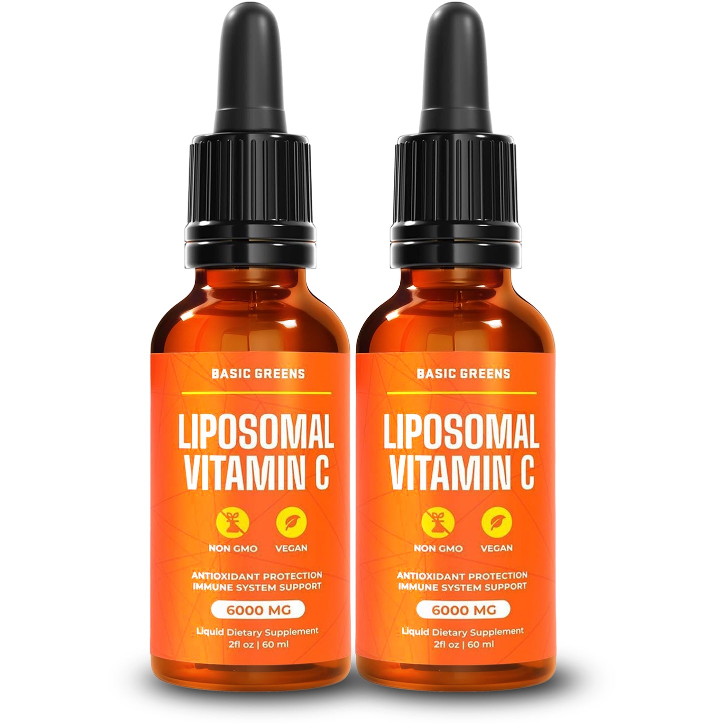 BASIC GREENS Liposomal Vitamin C Liquid – High Absorption Immune Support & Antioxidant Boost | Advanced Liposomal Delivery, Non-GMO, Vegan-Friendly Vitamin C Supplement, 4 Fl Oz (Copy)