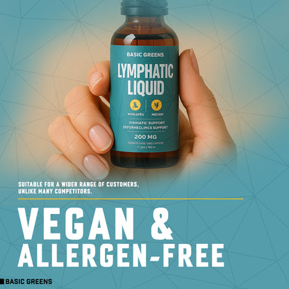 Lymphatic Support Liquid – Natural Immune Booster for Lymphatic Drainage, Fluid Balance, and Daily Cleanse, Easy - Absorb Liquid Formula for Wellness Support, 2 Fl Oz (Copy)