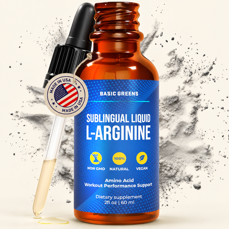 L-Arginine Sublingual Liquid Drops — 2 fl oz