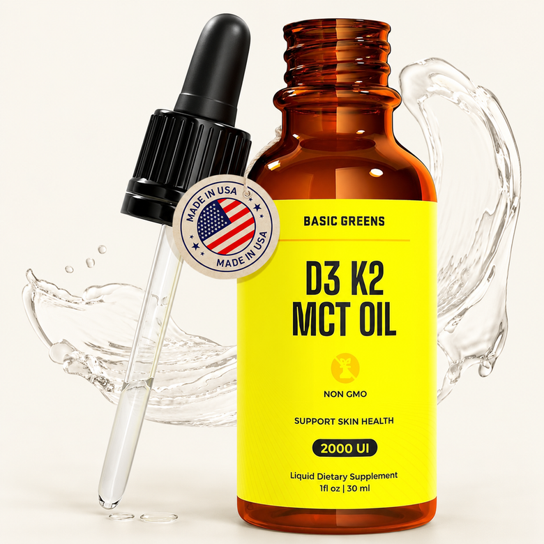 Vitamin D3 + K2 Liquid Drops — 2 fl oz