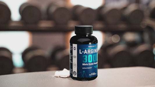 Product showcase video: BASIC GREENS L-Arginine 3000mg B081B5KRM9. Extra strength nitric oxide supplement for men and women, featuring 3150mg AAKG & HCl blend for peak performance and circulation.